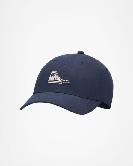 Women's Converse High-Top Sneaker Patch Baseball Hats Navy | AU 03816Y